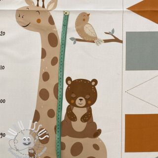 Tissu déco Kids room deco PANEL linenlook digital print