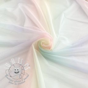 Tulle pour jupe tutu ROYAL Rainbow soft multicolor