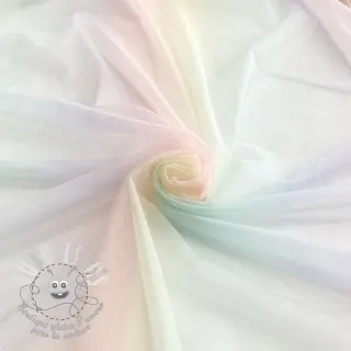 Tulle pour jupe tutu ROYAL Rainbow soft multicolor
