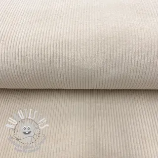 Tissu velours cotelé light sand