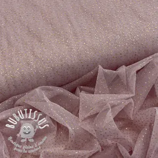 Tulle pour jupe tutu ROYAL SPARKLE old blush gold