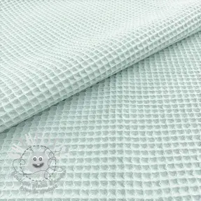 Tissu nid d’abeille mint