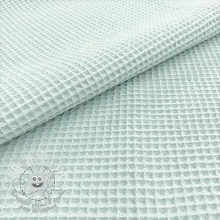 Tissu nid d’abeille mint