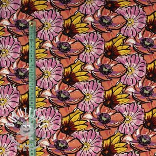 Viscose Florals design C digital print