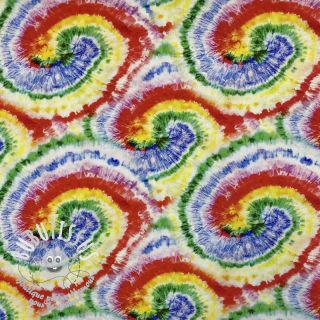 Viscose Retro fun design C digital print