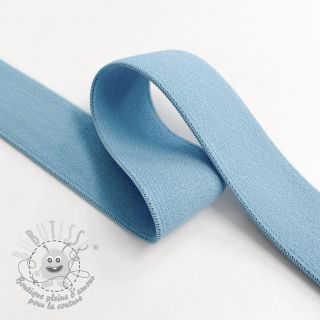 Élastique lisse 2,5 cm old blue