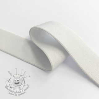 Élastique lisse 2,5 cm off white