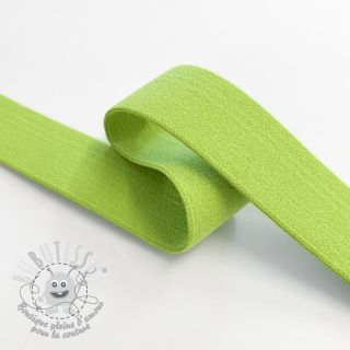 Élastique lisse 2,5 cm lime