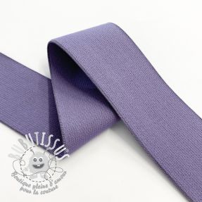 Élastique lisse 4 cm lavender