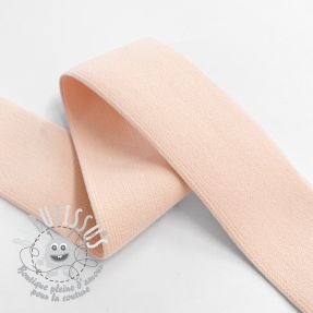 Élastique lisse 4 cm salmon