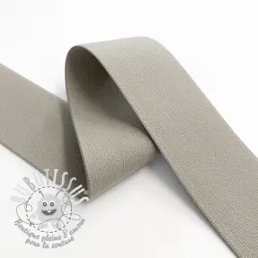Élastique lisse 4 cm sand