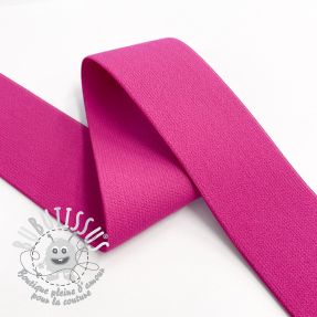 Élastique lisse 4 cm fuchsia