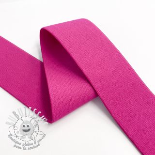 Élastique lisse 4 cm fuchsia