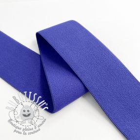 Élastique lisse 4 cm cobalt