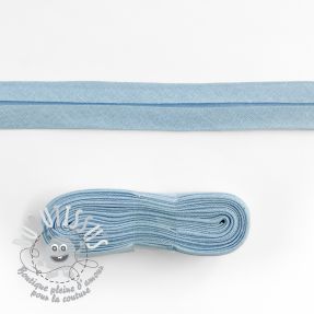 Biais coton - 3 m light blue