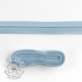 Biais coton - 3 m light blue