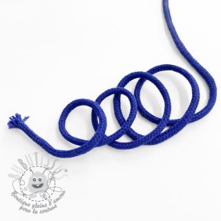 Cordon coton 3 mm cobalt