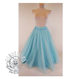 Tulle pour jupe tutu ROYAL SPARKLE light blue gold