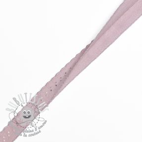Biais élastique 12 mm LUXURY washed pink