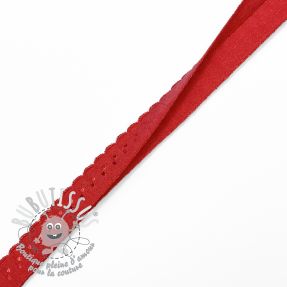 Biais élastique 12 mm LUXURY red