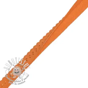 Biais élastique 12 mm LUXURY orange