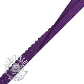 Biais élastique 12 mm LUXURY purple