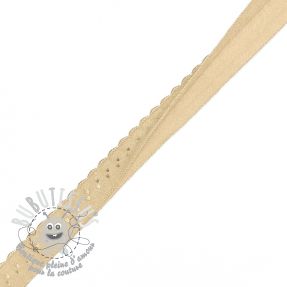 Biais élastique 12 mm LUXURY light yellow