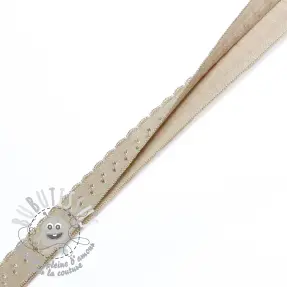 Biais élastique 12 mm LUXURY dark pebble