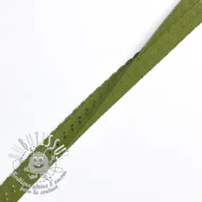 Biais élastique 12 mm LUXURY army