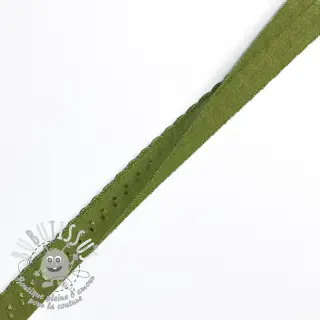 Biais élastique 12 mm LUXURY army