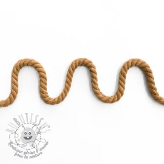 Cordon coton macramé 8 mm rust