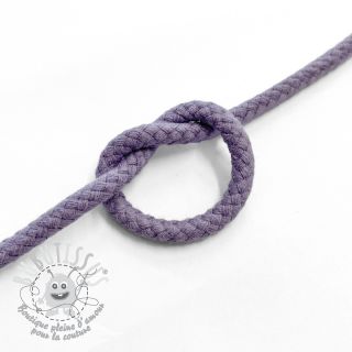Cordon coton 5 mm lavender