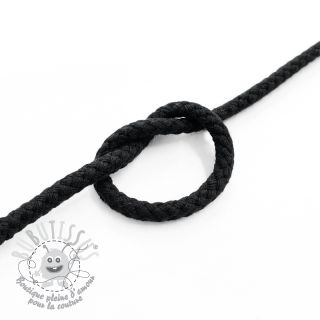 Cordon coton 5 mm black