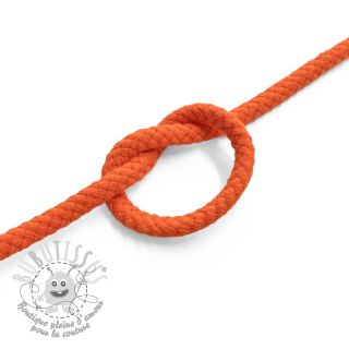 Cordon coton 5 mm orange