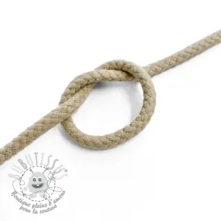 Cordon coton 5 mm pebble