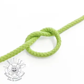 Cordon coton 5 mm light lime