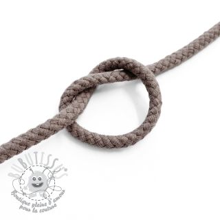 Cordon coton 5 mm mauve