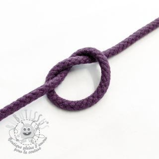 Cordon coton 5 mm violet