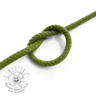 Cordon coton 5 mm olive green