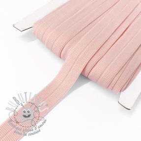 Biais élastique mat 20 mm RIB pink