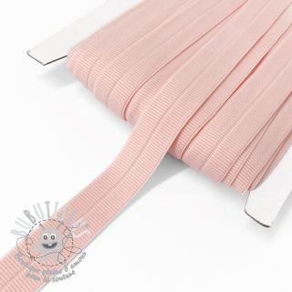 Biais élastique mat 20 mm RIB pink