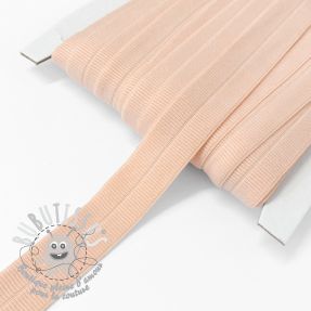 Biais élastique mat 20 mm RIB salmon