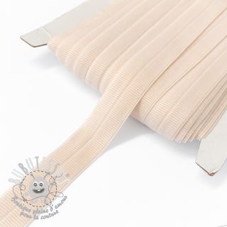 Biais élastique mat 20 mm RIB old pink