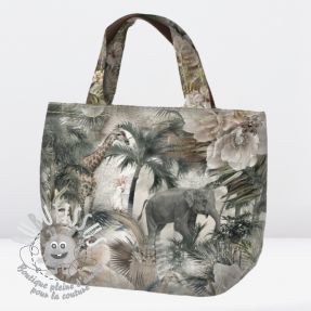 Tissu déco BAG Jungle panel