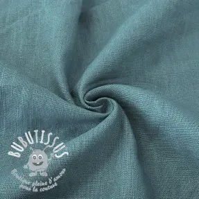 Lin lavé teal