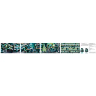 Tissu déco KIDS BACKPACK Dragon crew PANEL