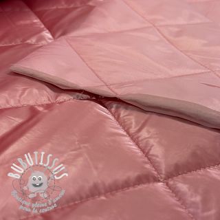 Tissu matelassé Shine old rose