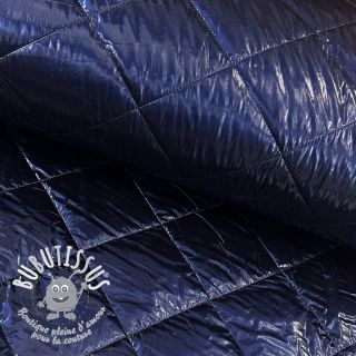 Tissu matelassé Shine dark navy