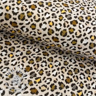 Tissu déco jacquard PUMA ALLOVER JAUNE