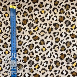 Tissu déco jacquard PUMA ALLOVER JAUNE